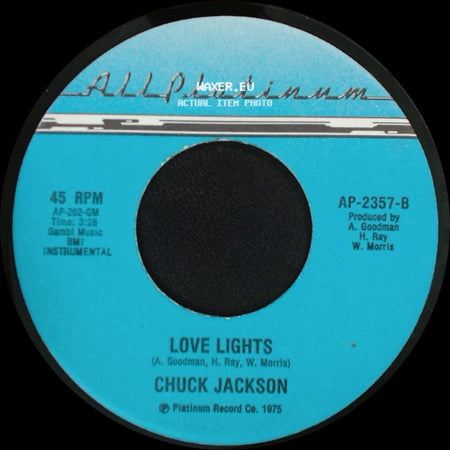 Chuck Jackson - Love Lights / Love Lights side A