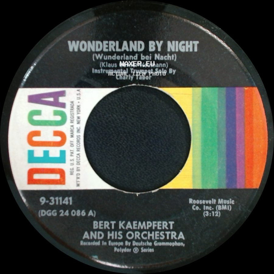 Bert Kaempfert And His Orchestra - Dreaming The Blues / Wonderland By Night side B