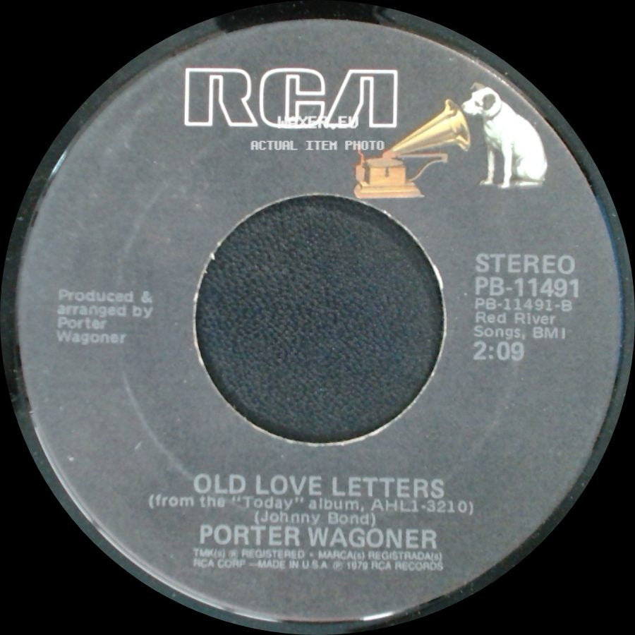 Porter Wagoner - Old Love Letters / I Want To Walk You Home side A
