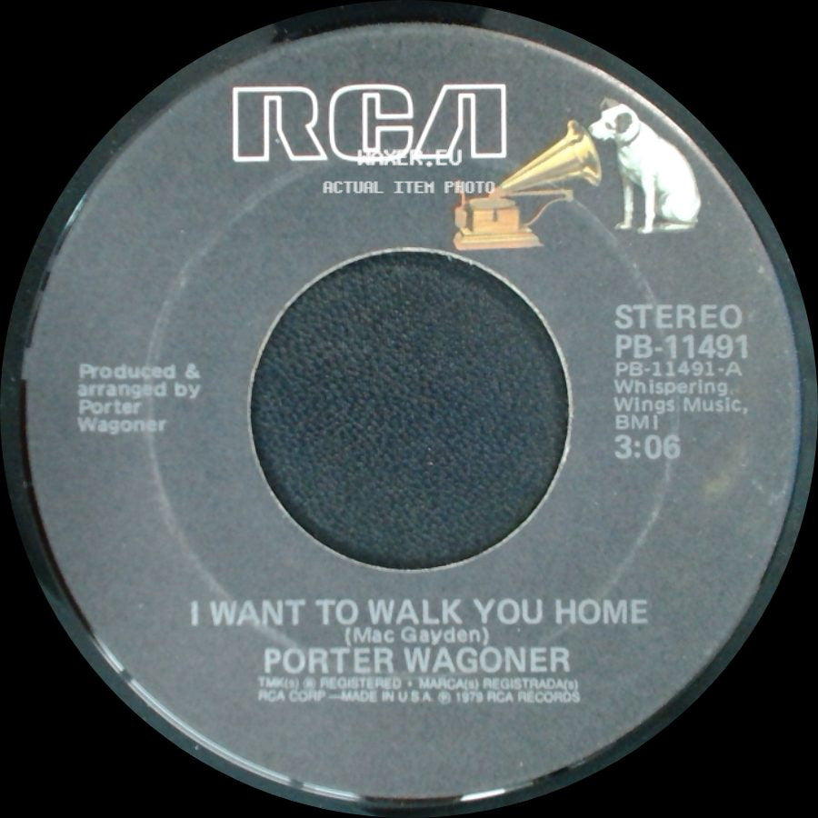 Porter Wagoner - Old Love Letters / I Want To Walk You Home side B