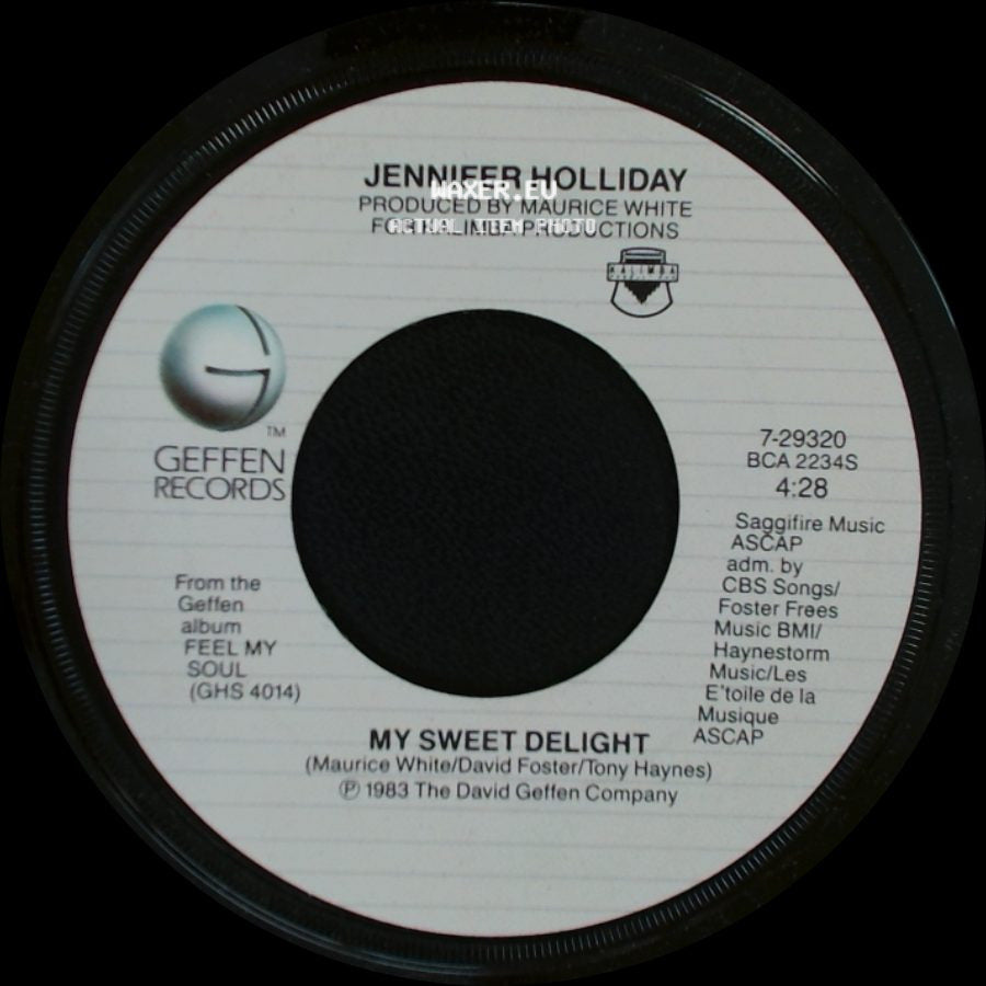 Jennifer Holliday - My Sweet Delight / Just For A While side A