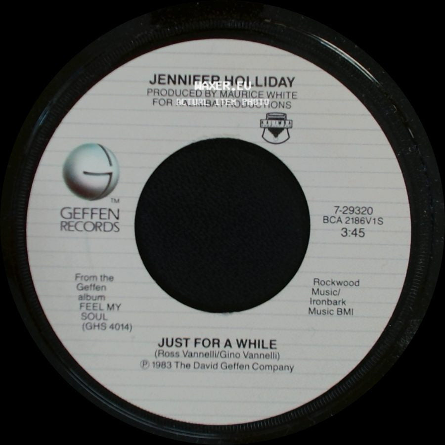 Jennifer Holliday - My Sweet Delight / Just For A While side B