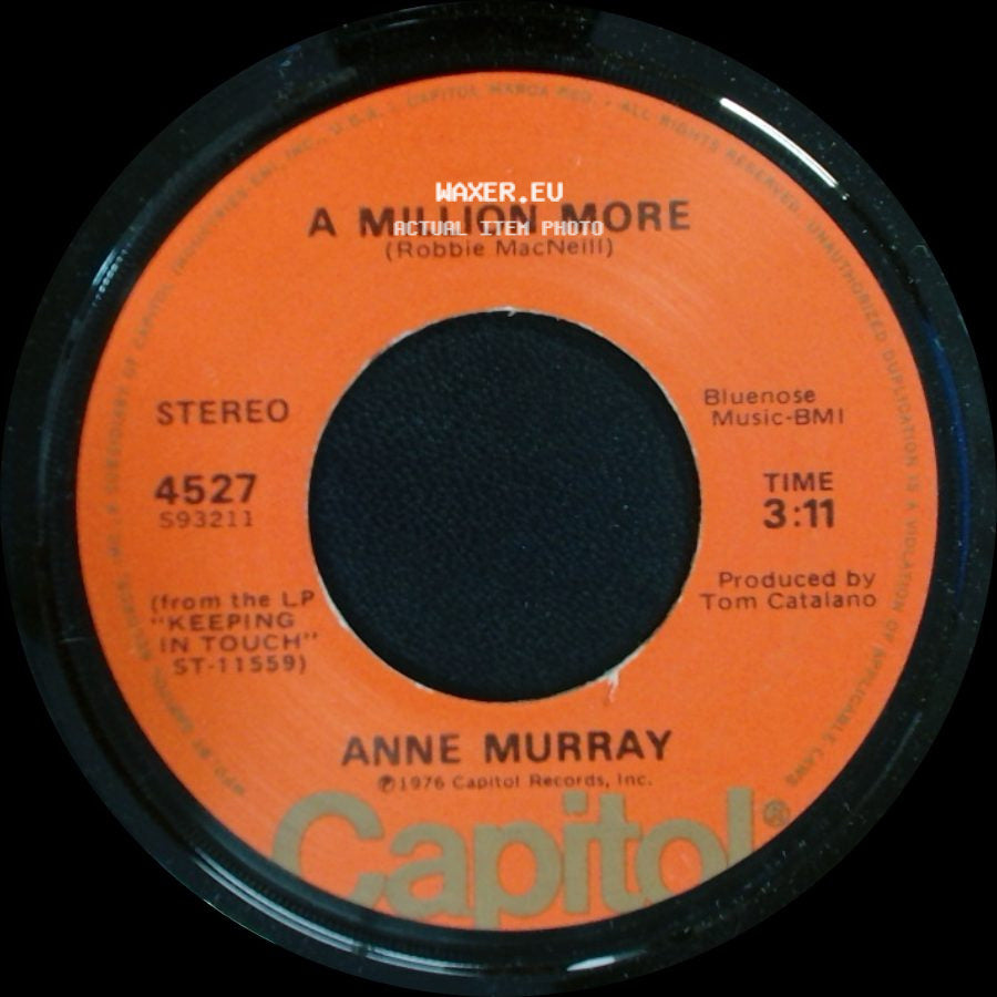 Anne Murray - Walk Right Back / A Million More side B