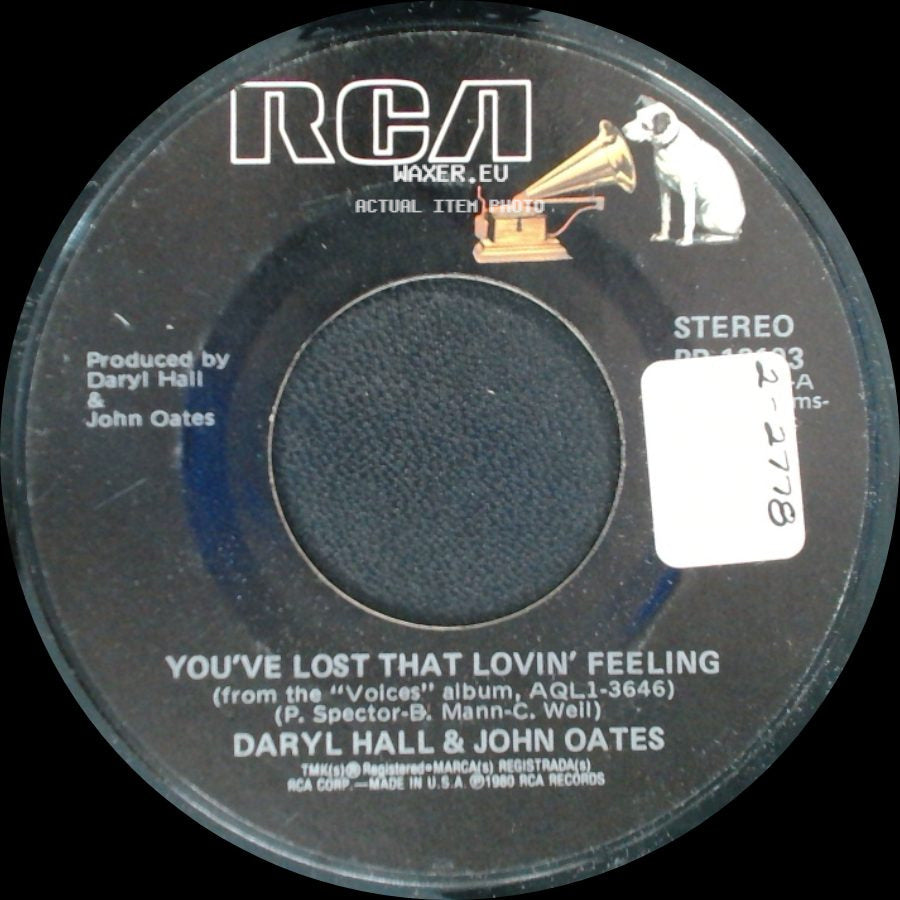 Daryl Hall & John Oates - Diddy Doo Wop ((I Hear The Voices)) / You've Lost That Lovin' Feeling side B