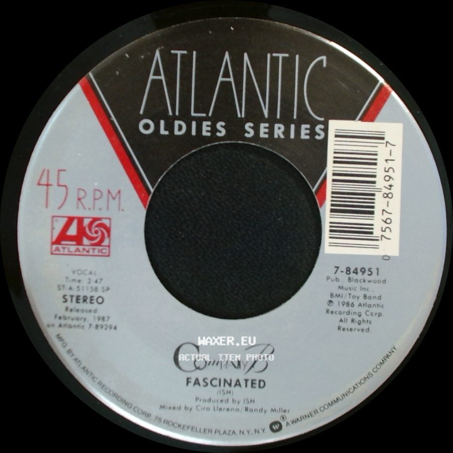 The System / Company B - Don't Disturb This Groove / Fascinated side B
