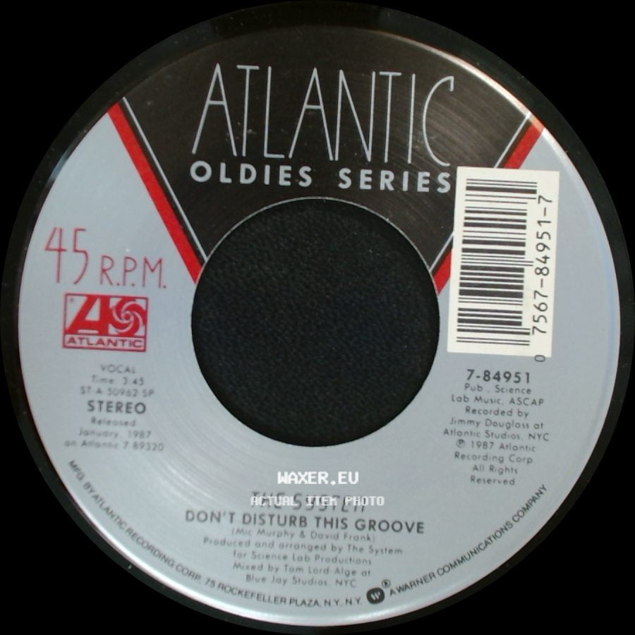 The System / Company B - Don't Disturb This Groove / Fascinated (Ish) side A