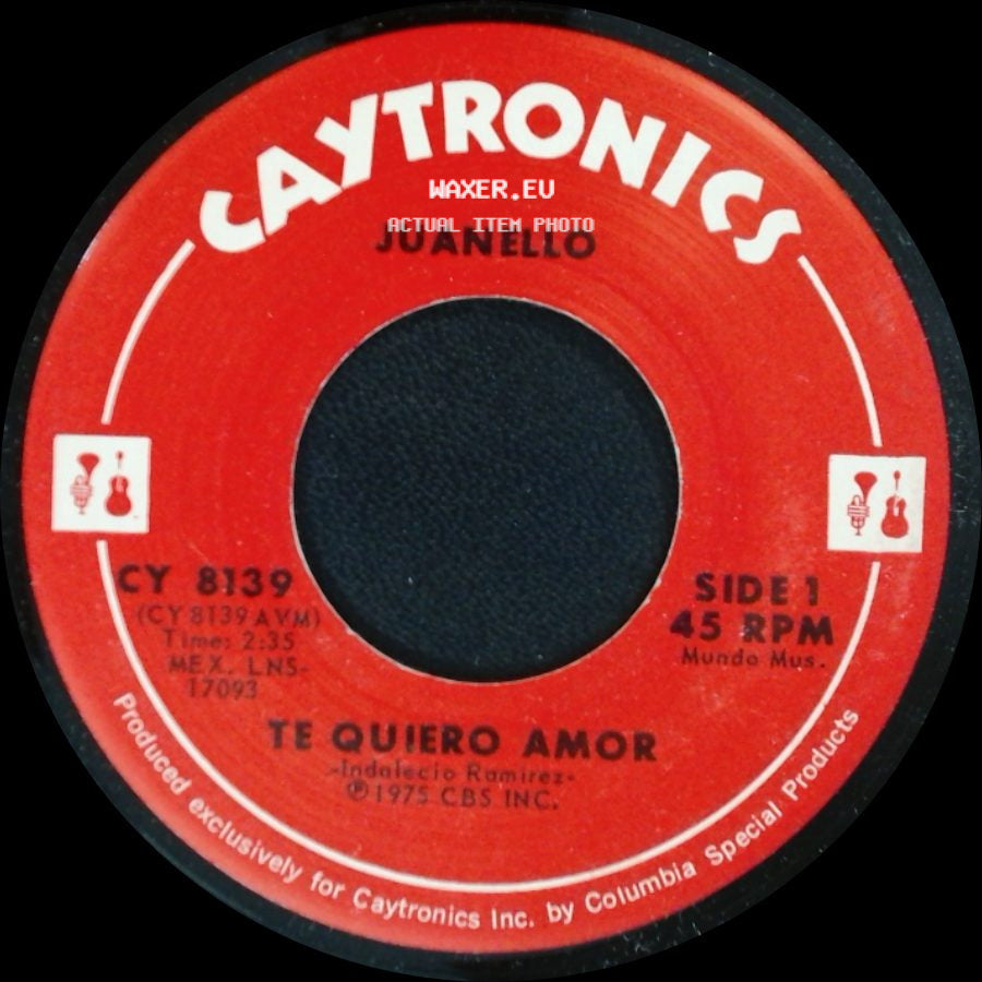 Juanello - Te Quiero Amor / Amor De Fuego side A