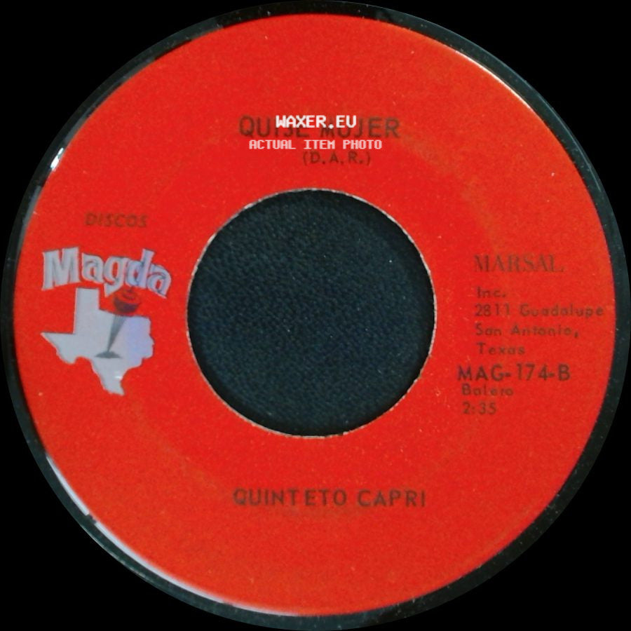 Quinteto Capri - Quise Mujer / Tabernero side A