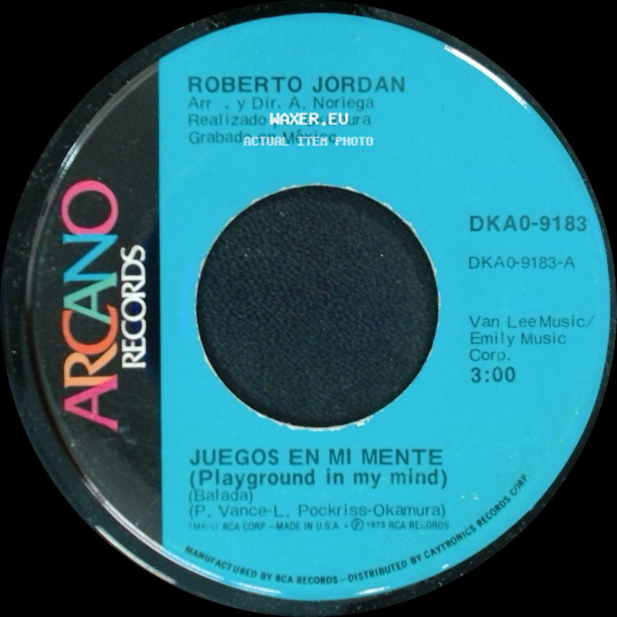 Roberto Jordan - July / Juegos En Mi Mente (Playground In My Mind) side B