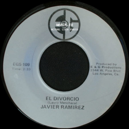 Javier Ramirez - Dime Si Hay Quien / El Divorcio side B