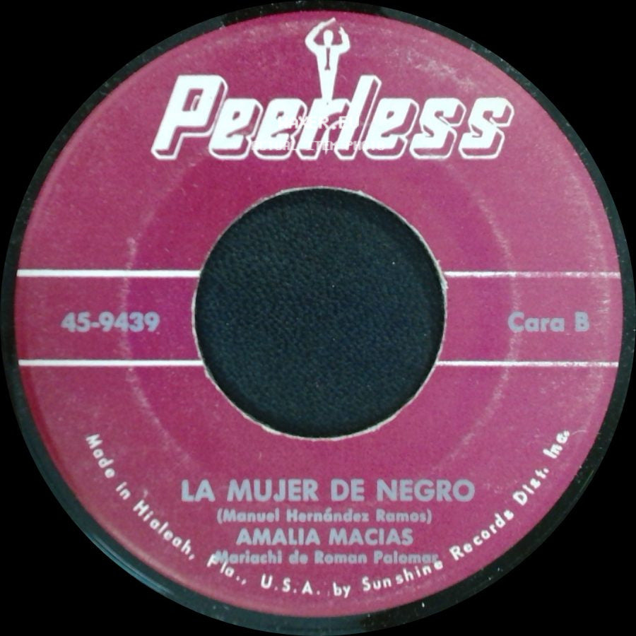 Amalia Macias - La Huerfanita / La Mujer De Negro side B