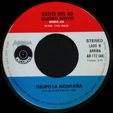 Grupo La Montaña - Exit0 Del 80 Y / Exito Del 80 Quiero Sentir side B