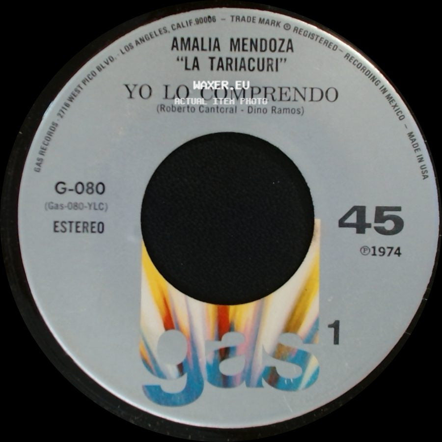 Amalia Mendoza "La Tariacuri" - Yo Lo Comprendo / Te Desafio side A