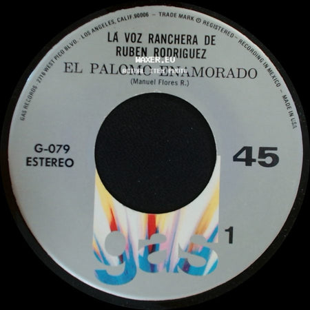 Ruben Rodriguez - Apaga El Radio / El Palomo Enamorado side B