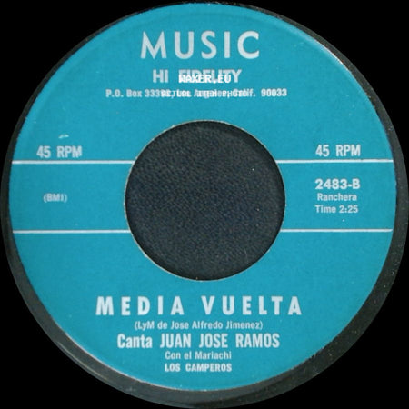 Juan Jose Ramos - Media Vuelta / Ayudame A Vivir side A