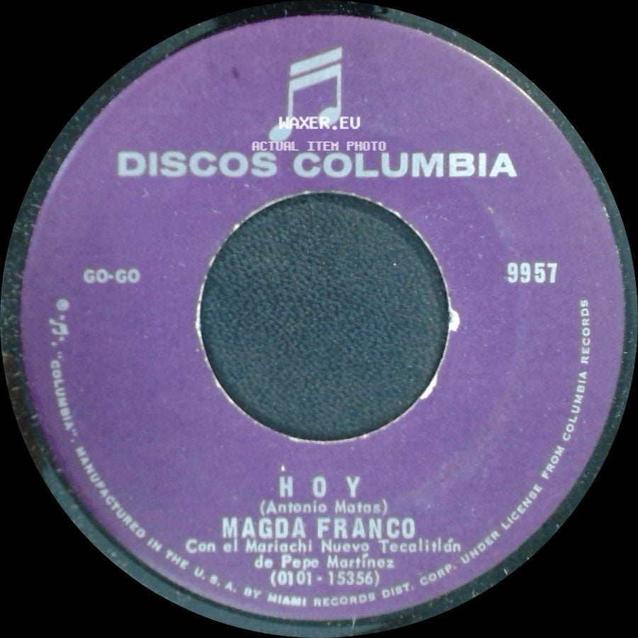 Magda Franco - Hoy / Exigente side A