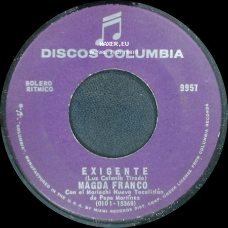 Magda Franco - Hoy / Exigente side B