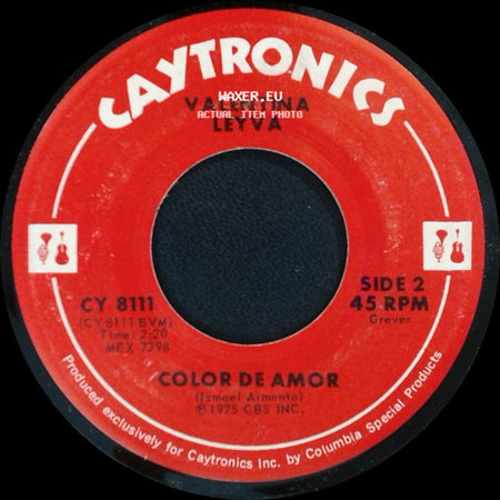 Valentina Leyva - Te Deje, Te Deje / Color De Amor side B
