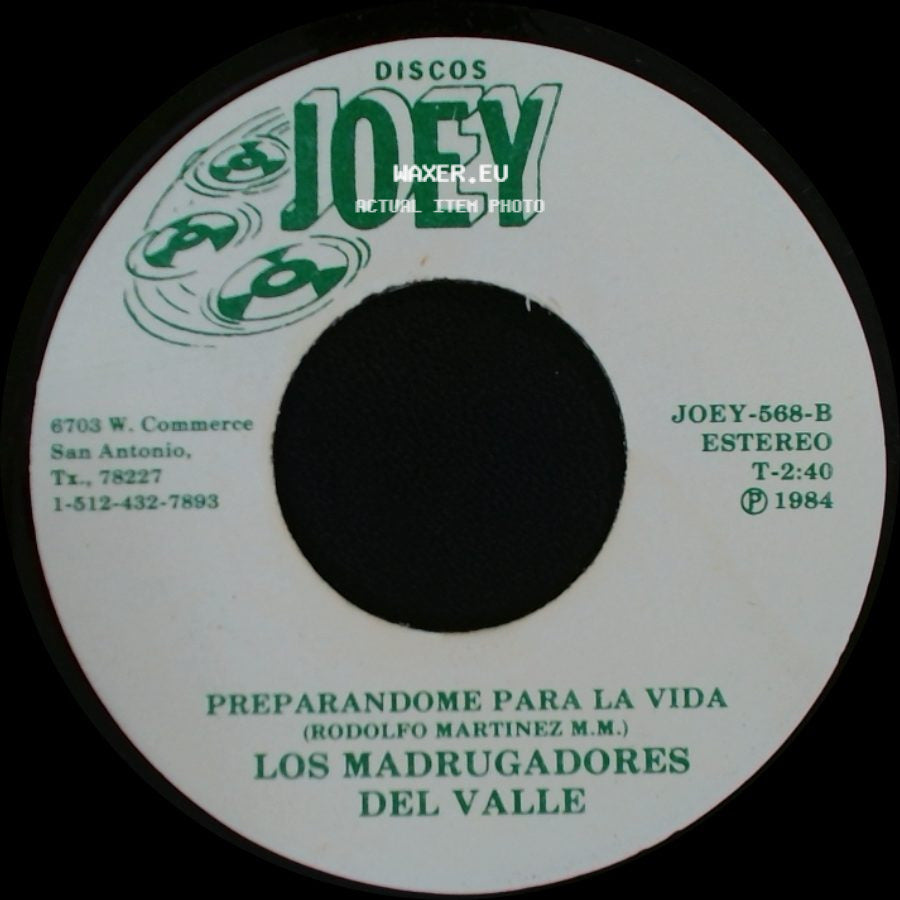 Los Madrugadores Del Valle - Caminando Al Oriente / Preparandome Para La Vida side B