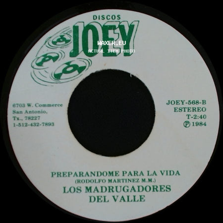 Los Madrugadores Del Valle - Caminando Al Oriente / Preparandome Para La Vida side B