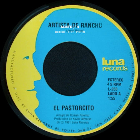 Artista De Rancho - El Pastorcito / Rueditas De Amor side A