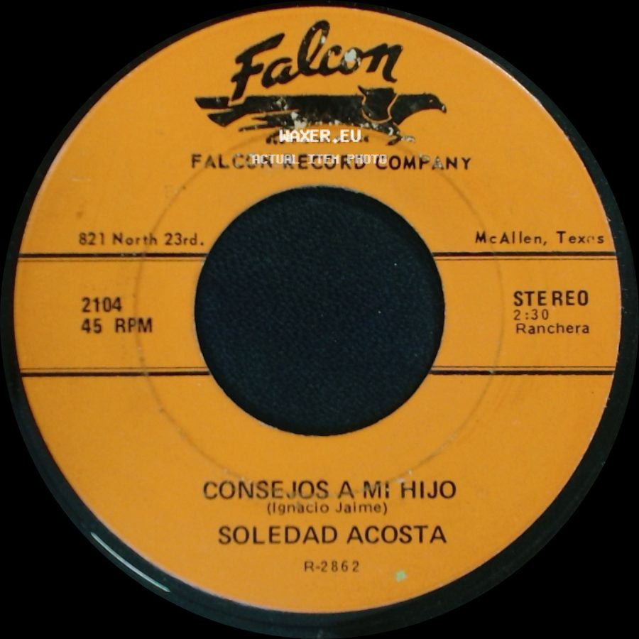 Soledad Acosta - Corrido De Camargo / Consejos A Mi Hijo side B