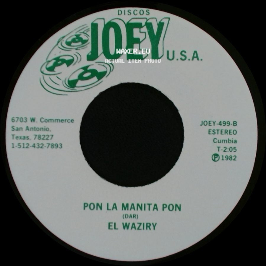 El Waziry - Pon La Manita Pon / Morena La Causa Fuiste side A