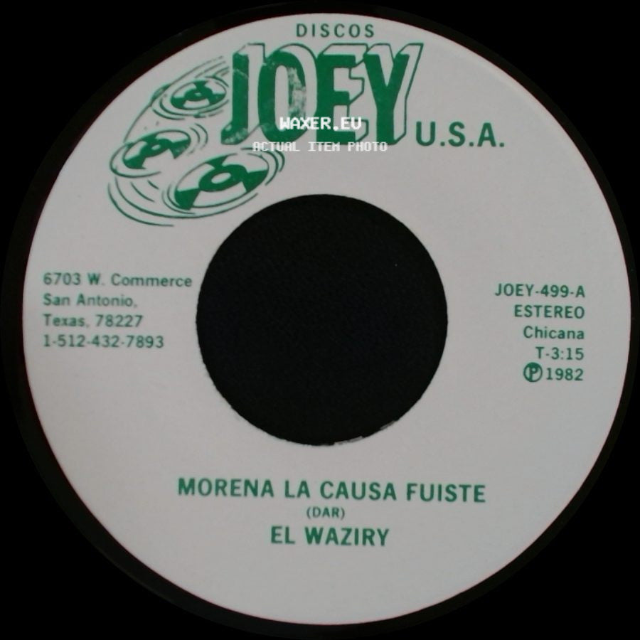 El Waziry - Pon La Manita Pon / Morena La Causa Fuiste side B
