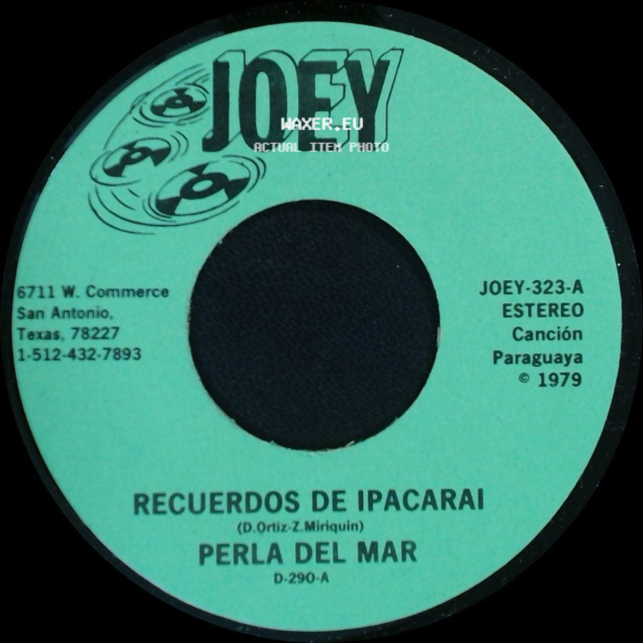 Perla Del Mar - Recuerdos De Ipacarai / Quisiera Amarte Menos side A