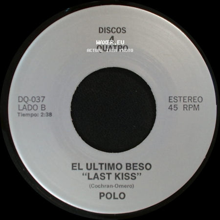 Los Tukas / Polo - Un Adios / El Ultimo Beso "Last Kiss" side B