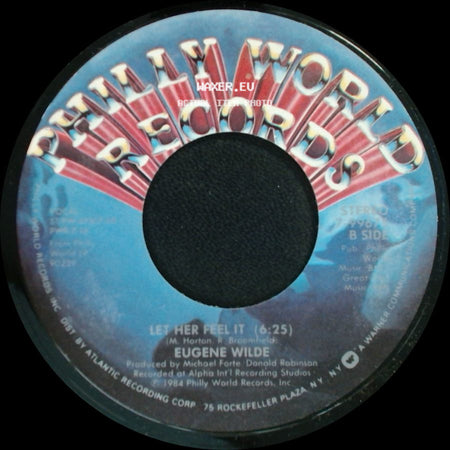 Eugene Wilde - Rainbow / Let Her Feel It side B