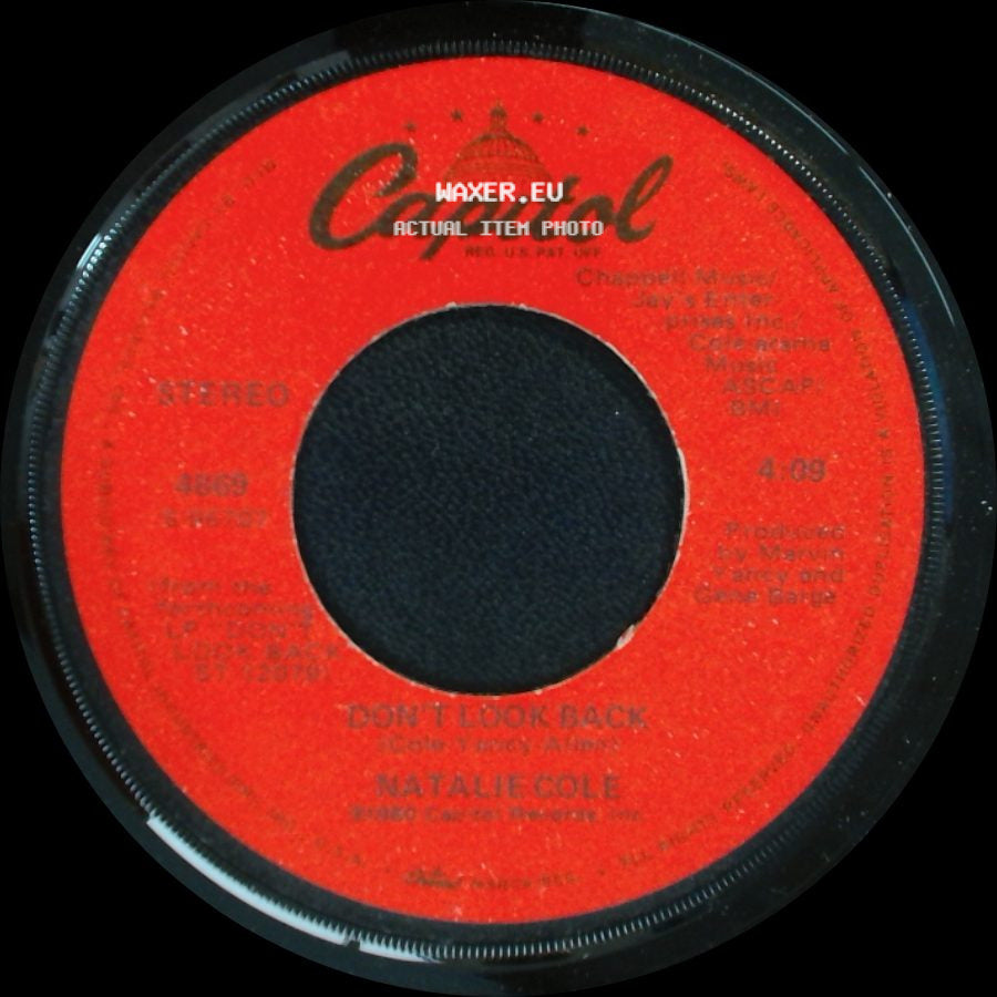 Natalie Cole / Natacha Cole - Don't Look Back / Someone That I Used To Love side A