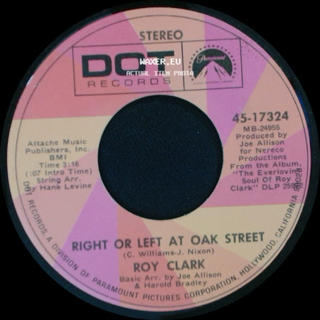 Roy Clark - I Need To Be Needed / Right Or Left At Oak Street side B