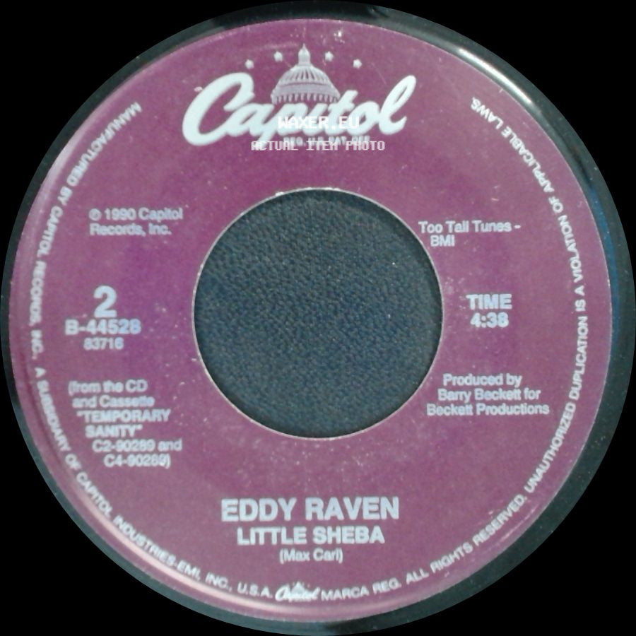 Eddy Raven - Sooner Or Later / Little Sheba side B
