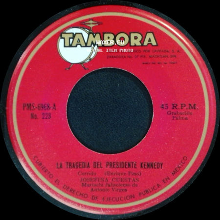 Josefina Cuevas / Josefina Y Manuel - La Tragedia Del Presidente Kennedy / Bienvenida side A