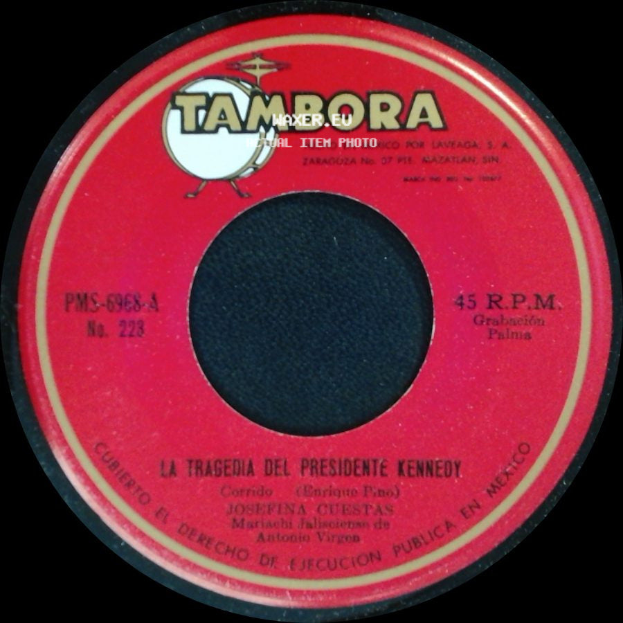 Josefina Cuevas / Josefina Y Manuel - La Tragedia Del Presidente Kennedy / Bienvenida side A