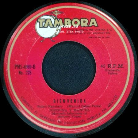 Josefina Cuevas / Josefina Y Manuel - La Tragedia Del Presidente Kennedy / Bienvenida side B