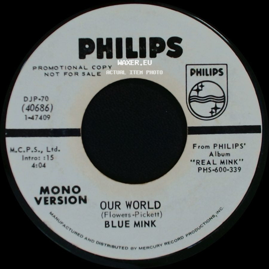Blue Mink - Our World / Our World side B