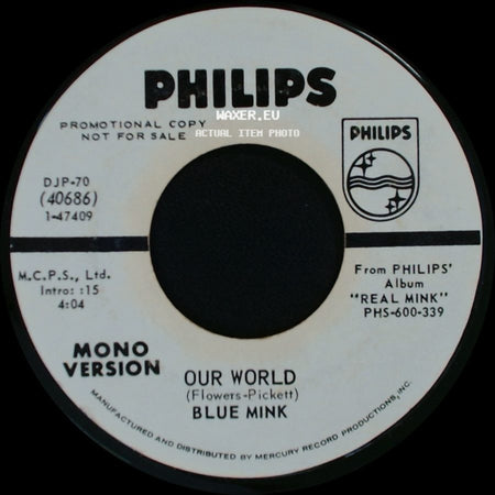 Blue Mink - Our World / Our World side B