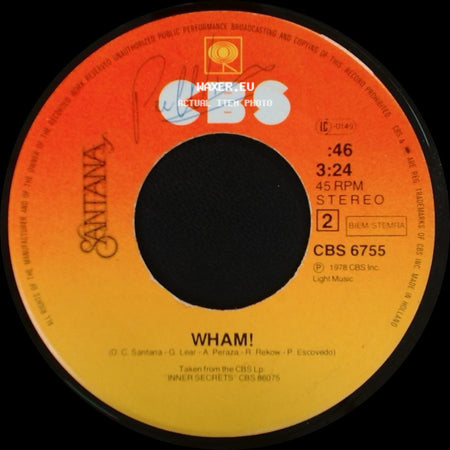 Santana - Wham! / Well All Right side A