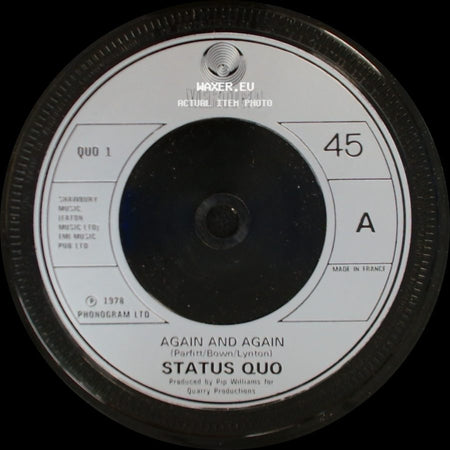 Status Quo - Again And Again / Too Far Gone side A