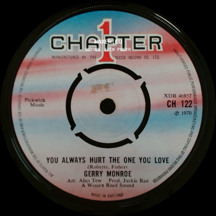 Gerry Monroe - You Always Hurt The One You Love / Sally side A