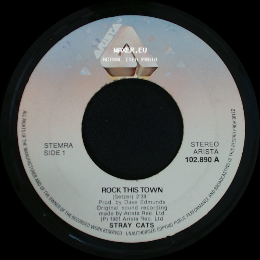 Stray Cats - Rock This Town / Can't Hurry Love side A