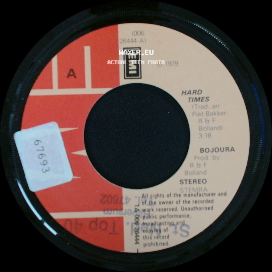 Bojoura - Living Together / Hard Times side B
