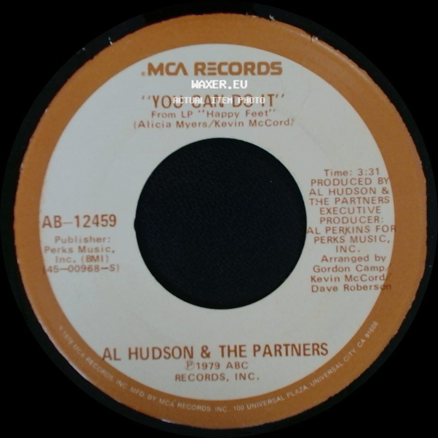 Al Hudson & The Partners - You Can Do It / I Don't Want You To Leave Me side A