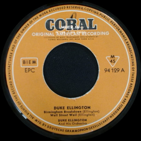 Duke Ellington - Birmingham Breakdown / Wall Street Wail / Rockin' In Rhythm / Twelfth Street Rag side A