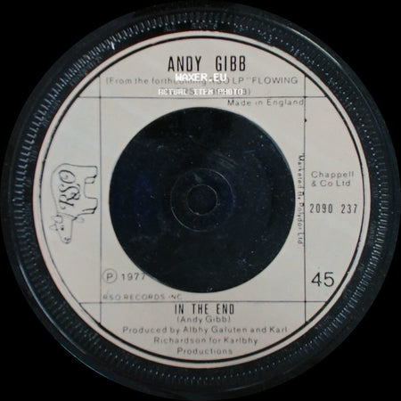 Andy Gibb - In The End / I Just Wanna Be Your Everything side A