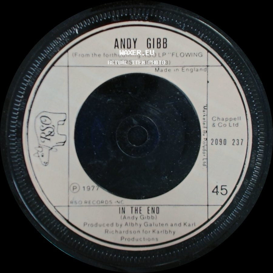 Andy Gibb - In The End / I Just Wanna Be Your Everything side A