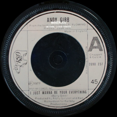 Andy Gibb - In The End / I Just Wanna Be Your Everything side B