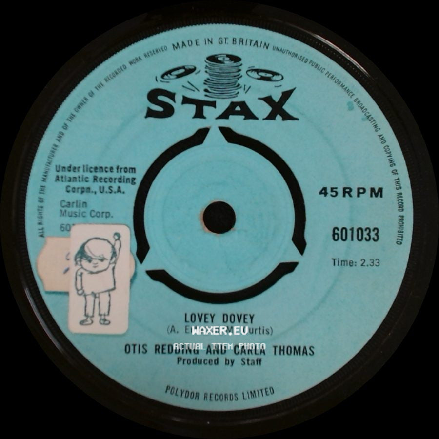 Otis Redding And Carla Thomas - New Year's Resolution / Lovey Dovey side B